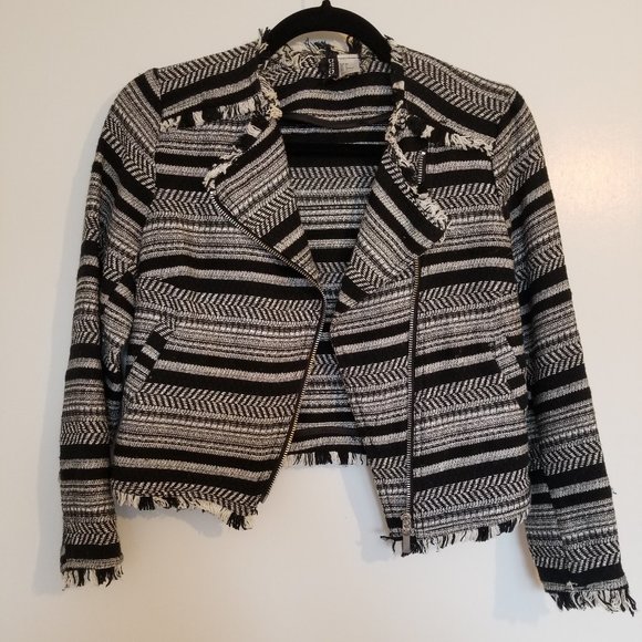 🌸  3/$15 H&M Tweed Jacket - Picture 1 of 4